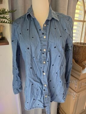 Loft Heart Denim Shirt